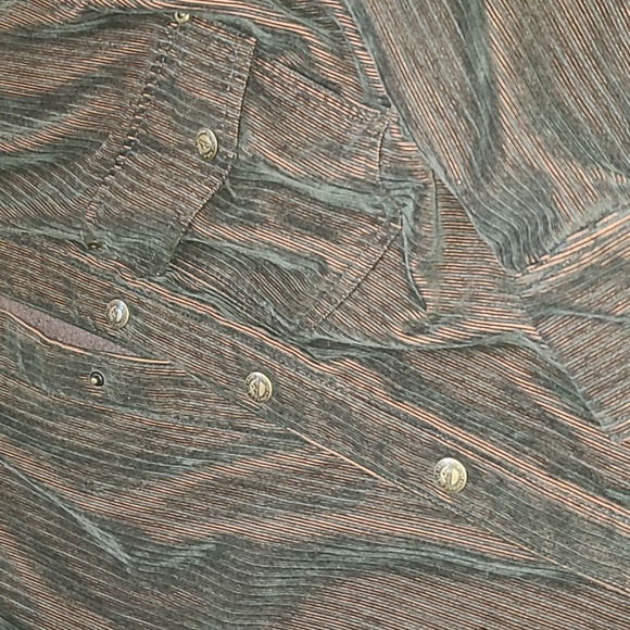 Mens small KAVU brown jacket snap up - Picture 6 of 8